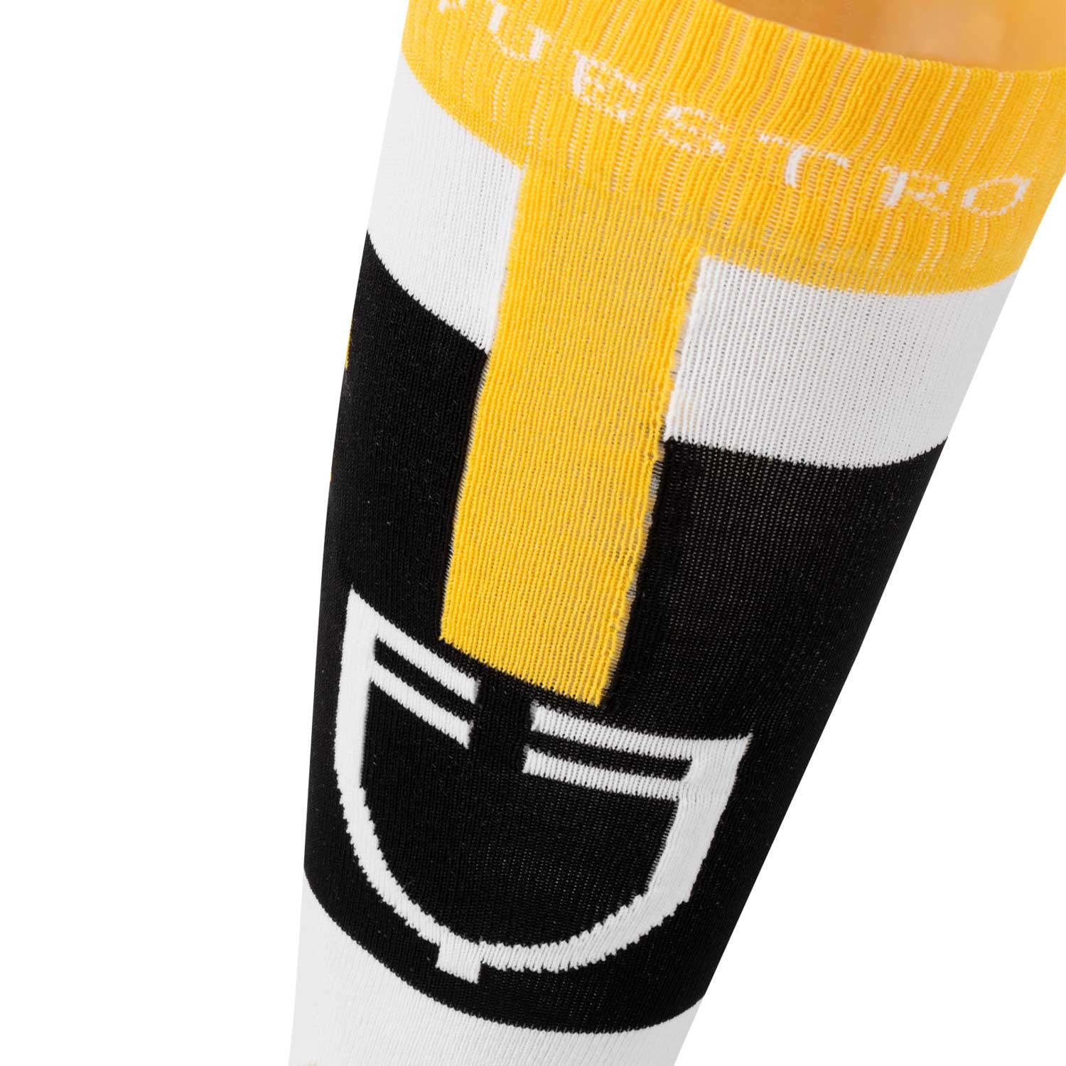 Sock in technical and breathable fabric with logo
