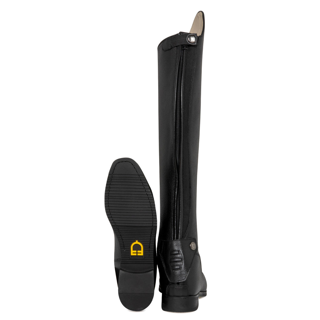Unisex calfskin boots with front laces