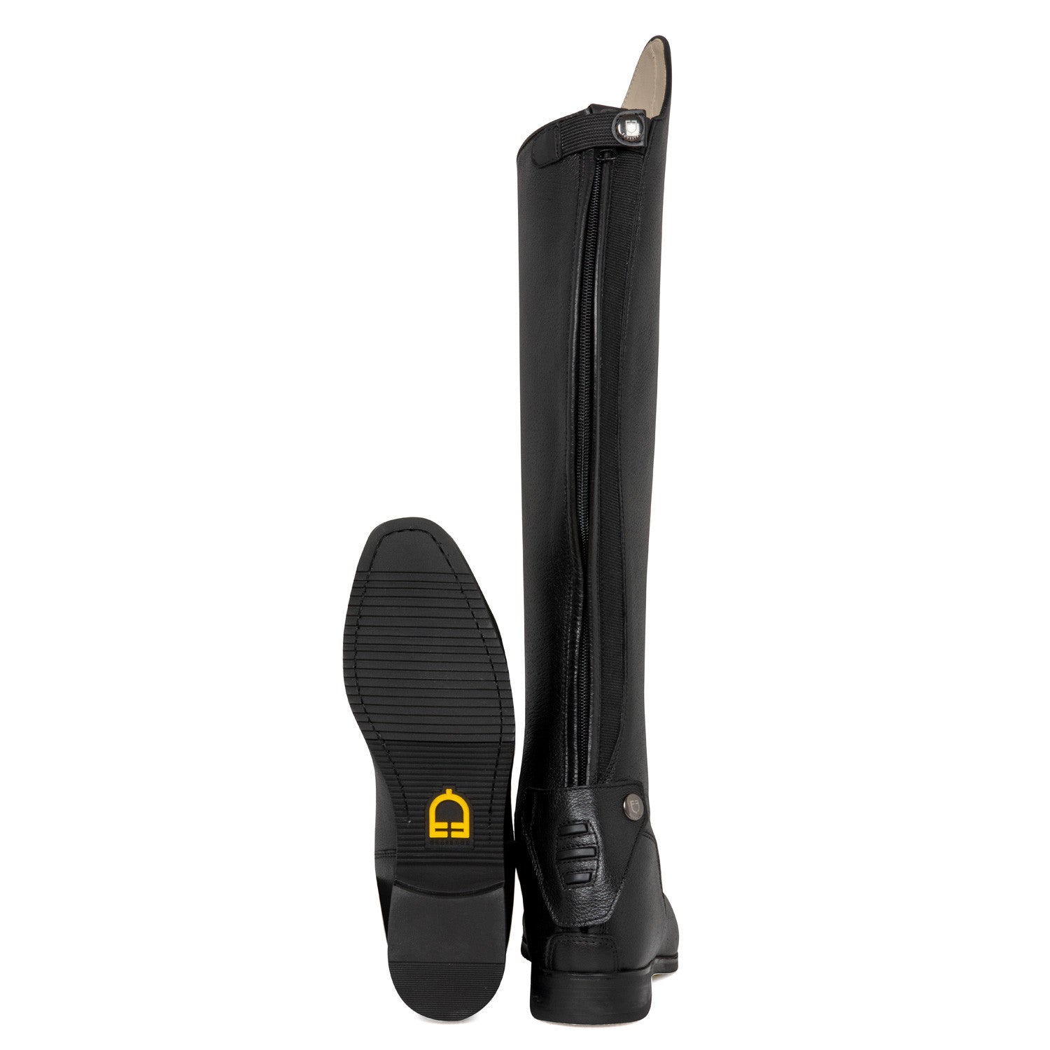 Unisex calfskin boots with front laces