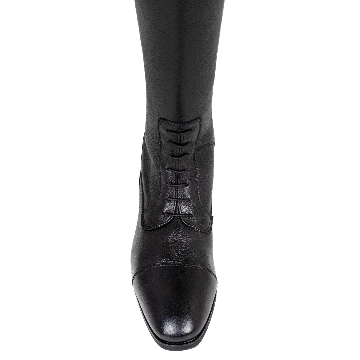Unisex calfskin boots with front laces