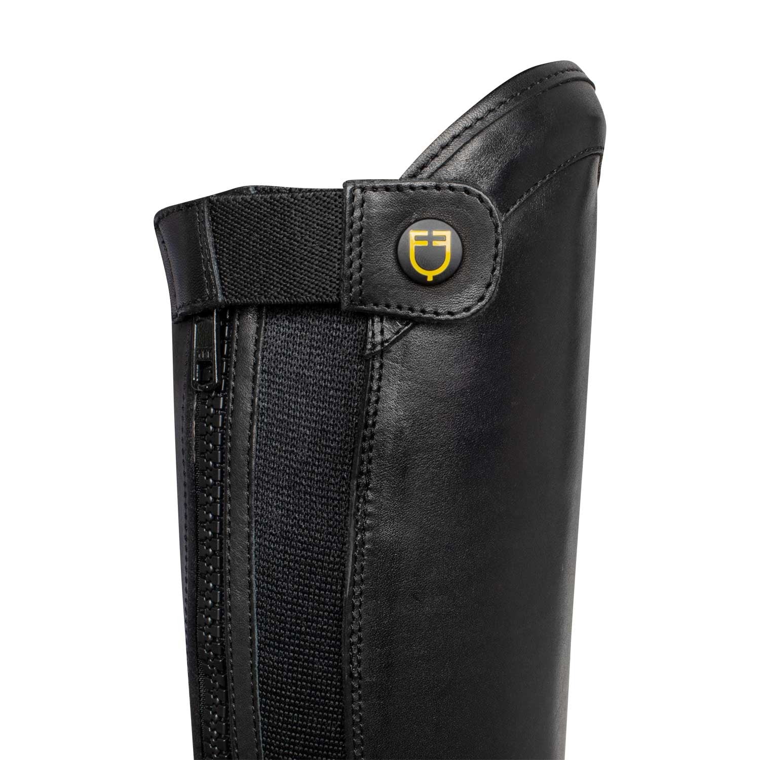 Unisex chaps with back zip and elastic band