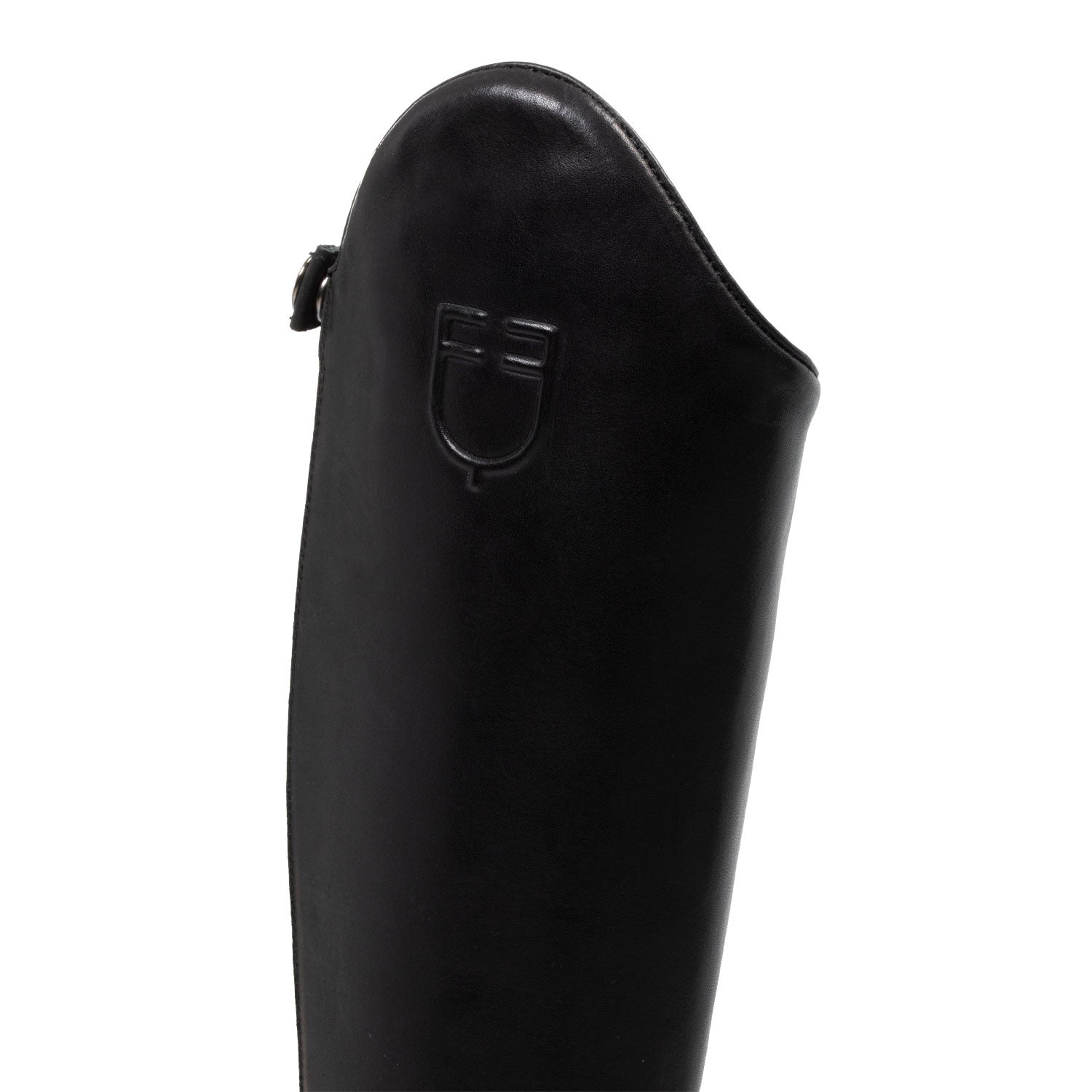 Neptune unisex leather boots with rear zipper
