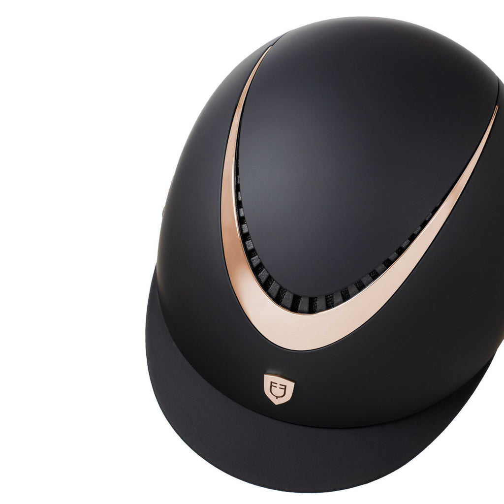Unisex helmet with shiny frame homologation EN 1384-2023