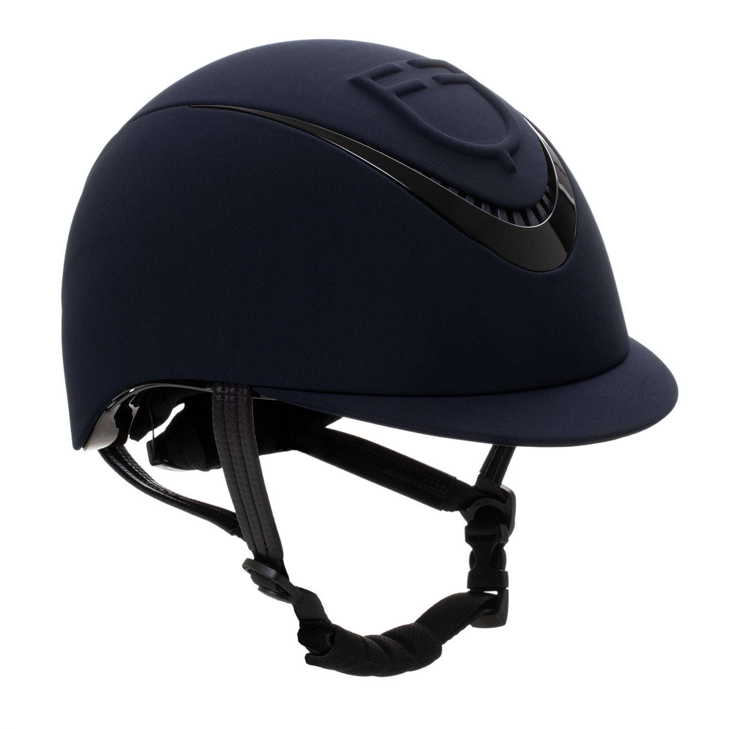 Equestro Unisex helmet with embossed logo homologation EN 1384-2023
