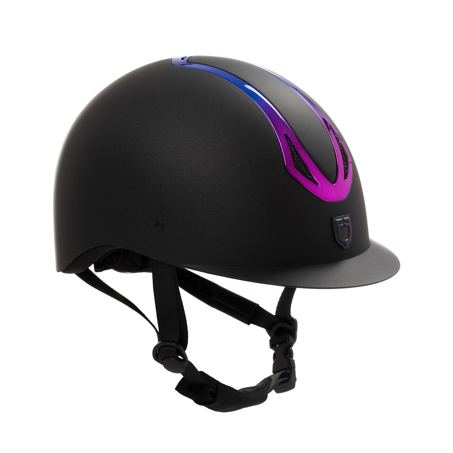 Equestro Azael unisex helmet with rear rowel homologation EN 1384-2023