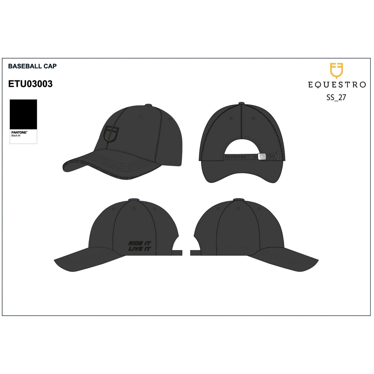 Unisex baseball cap