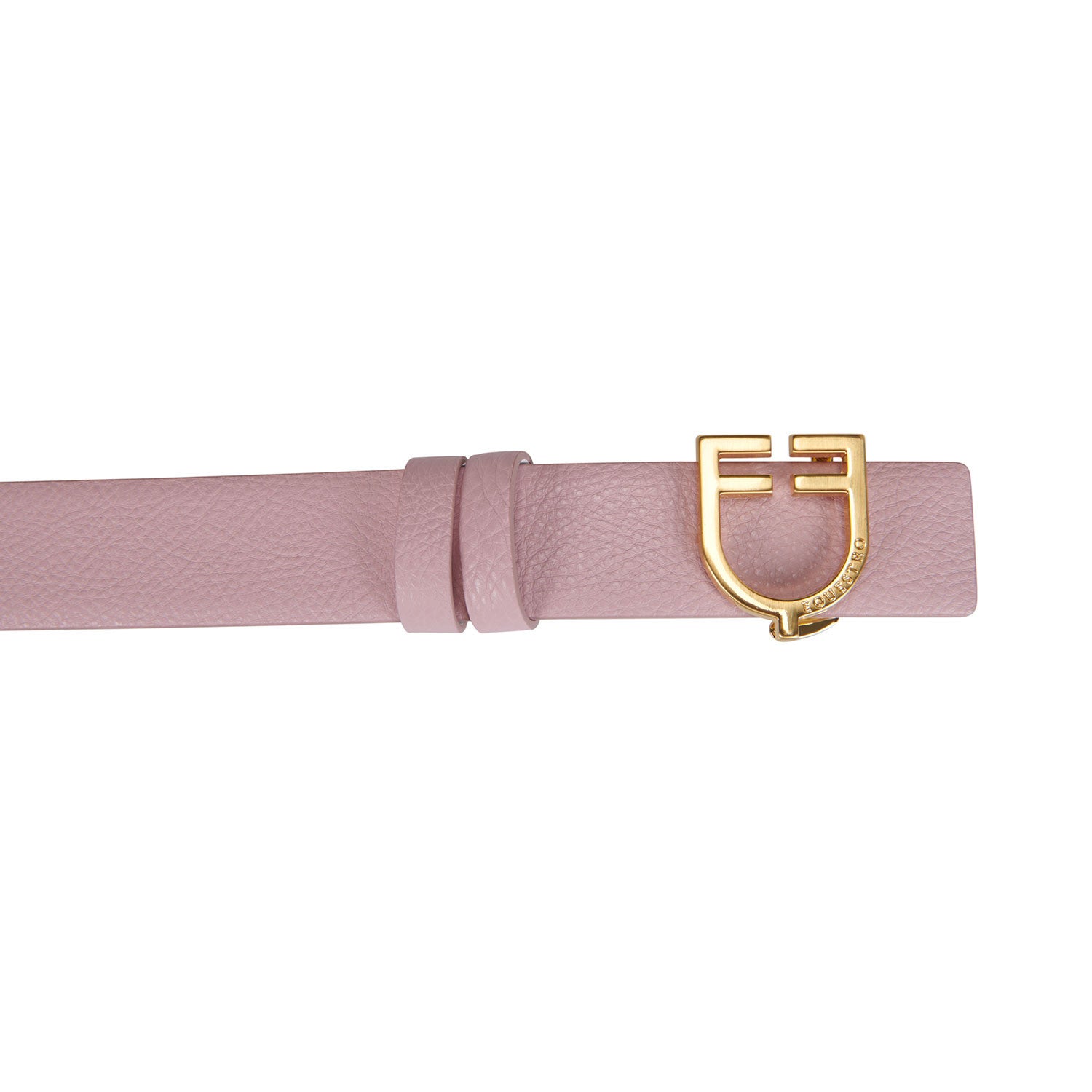 Double face smooth leather belt