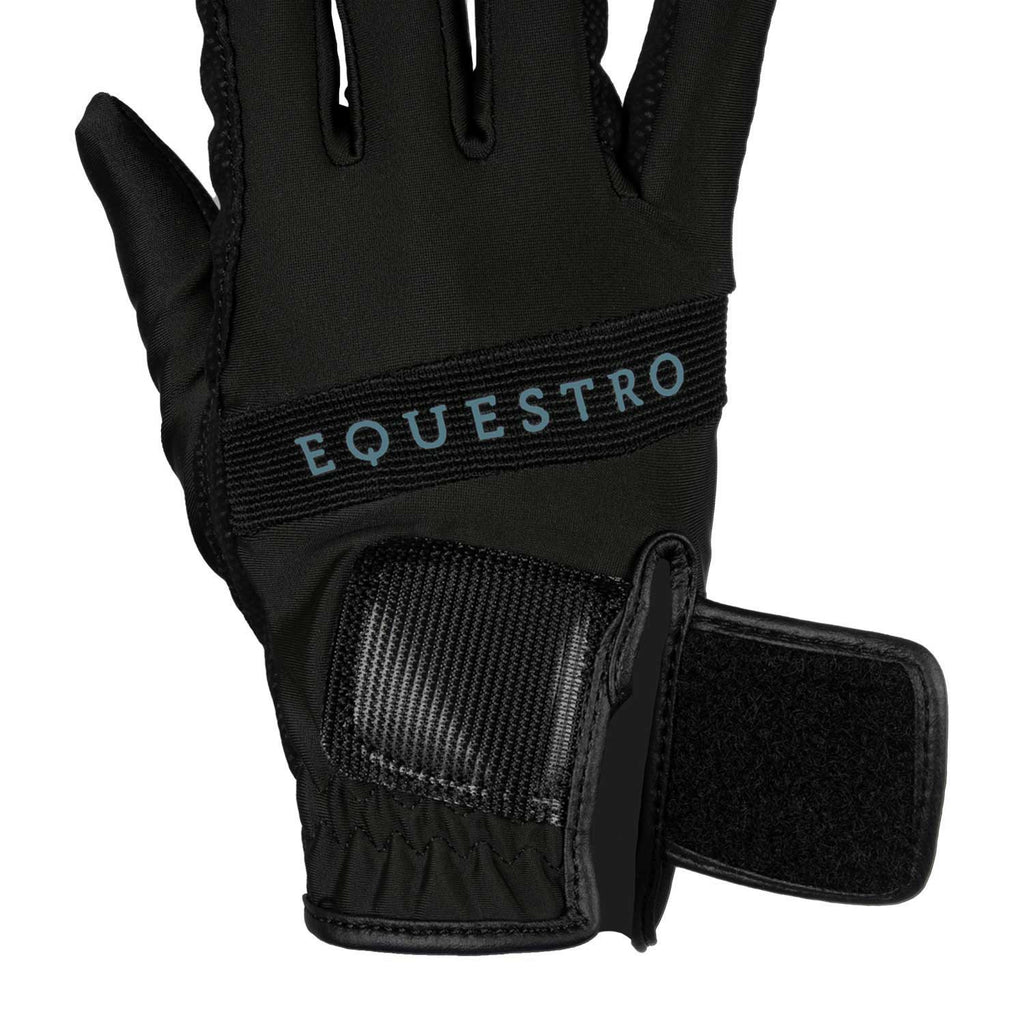 Gloves in technical fabric with multicolor logo