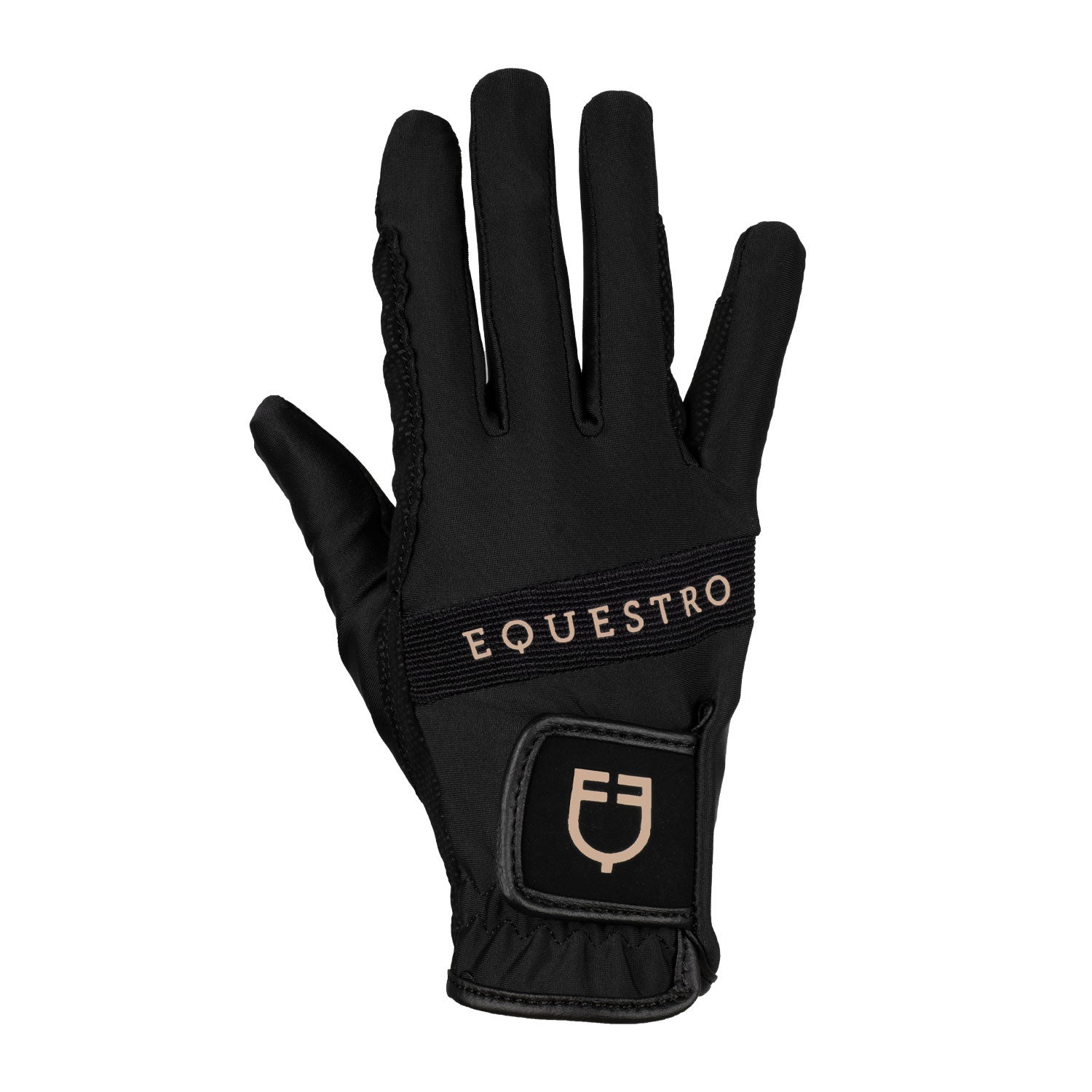 Equestro Gloves in technical fabric with multicolor logo