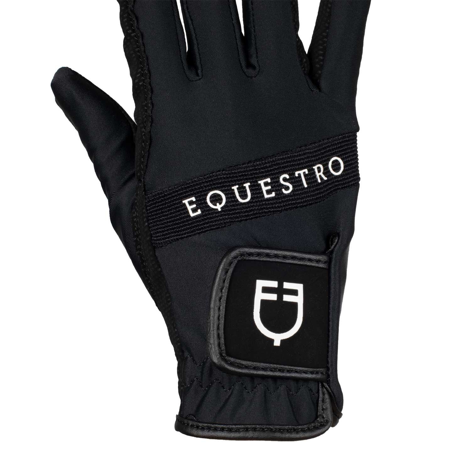 Gloves in technical fabric with multicolor logo