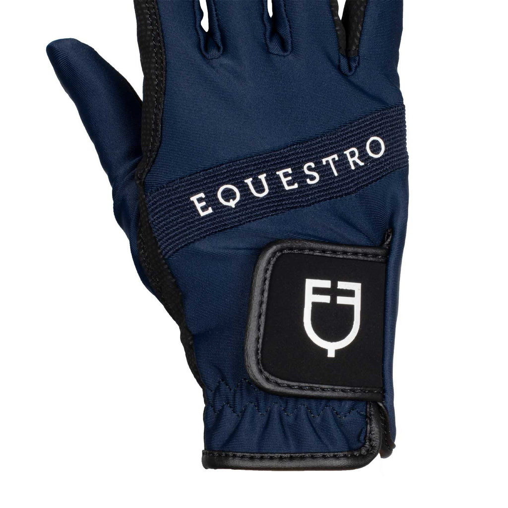 Gloves in technical fabric with multicolor logo