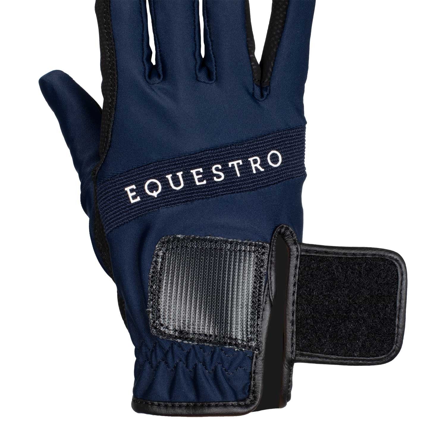 Gloves in technical fabric with multicolor logo