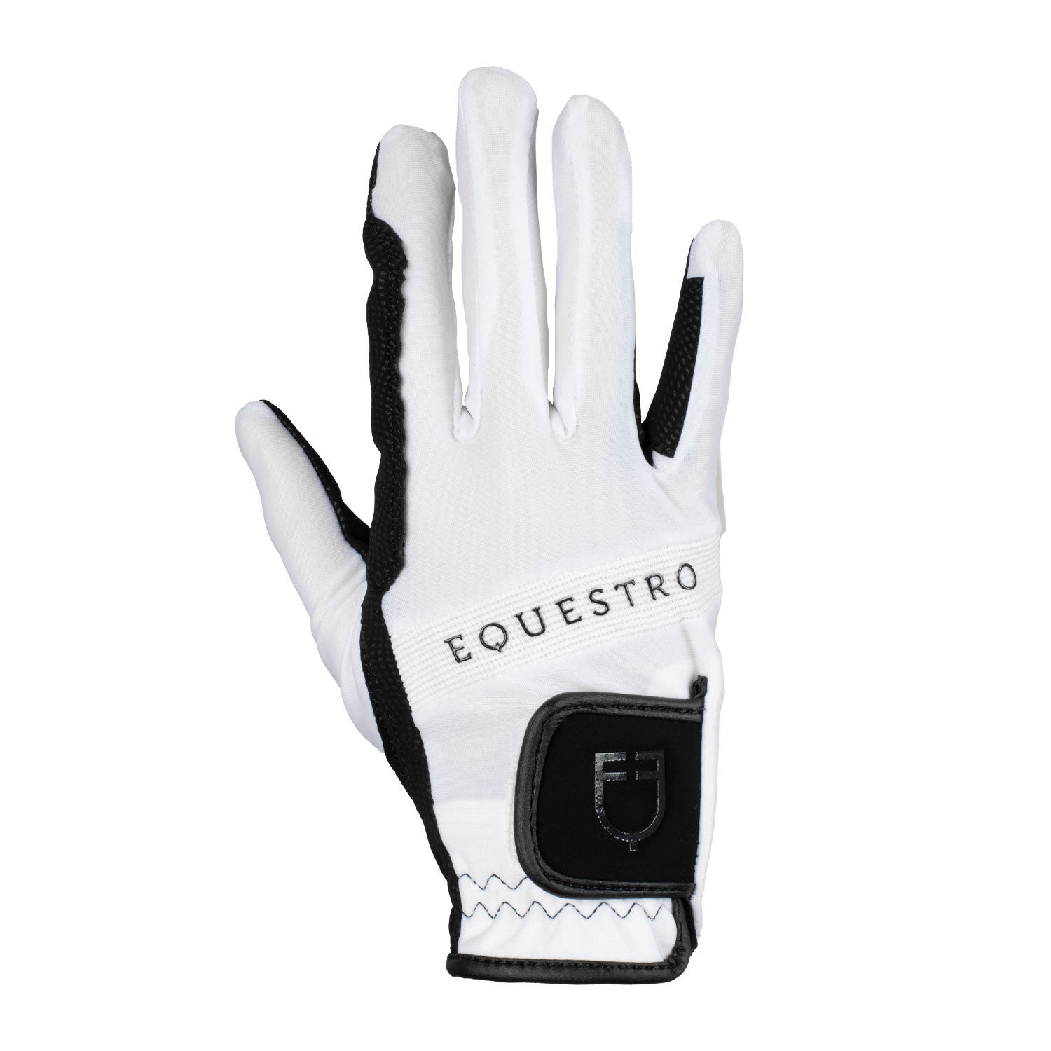 Equestro Gloves in technical fabric with multicolor logo