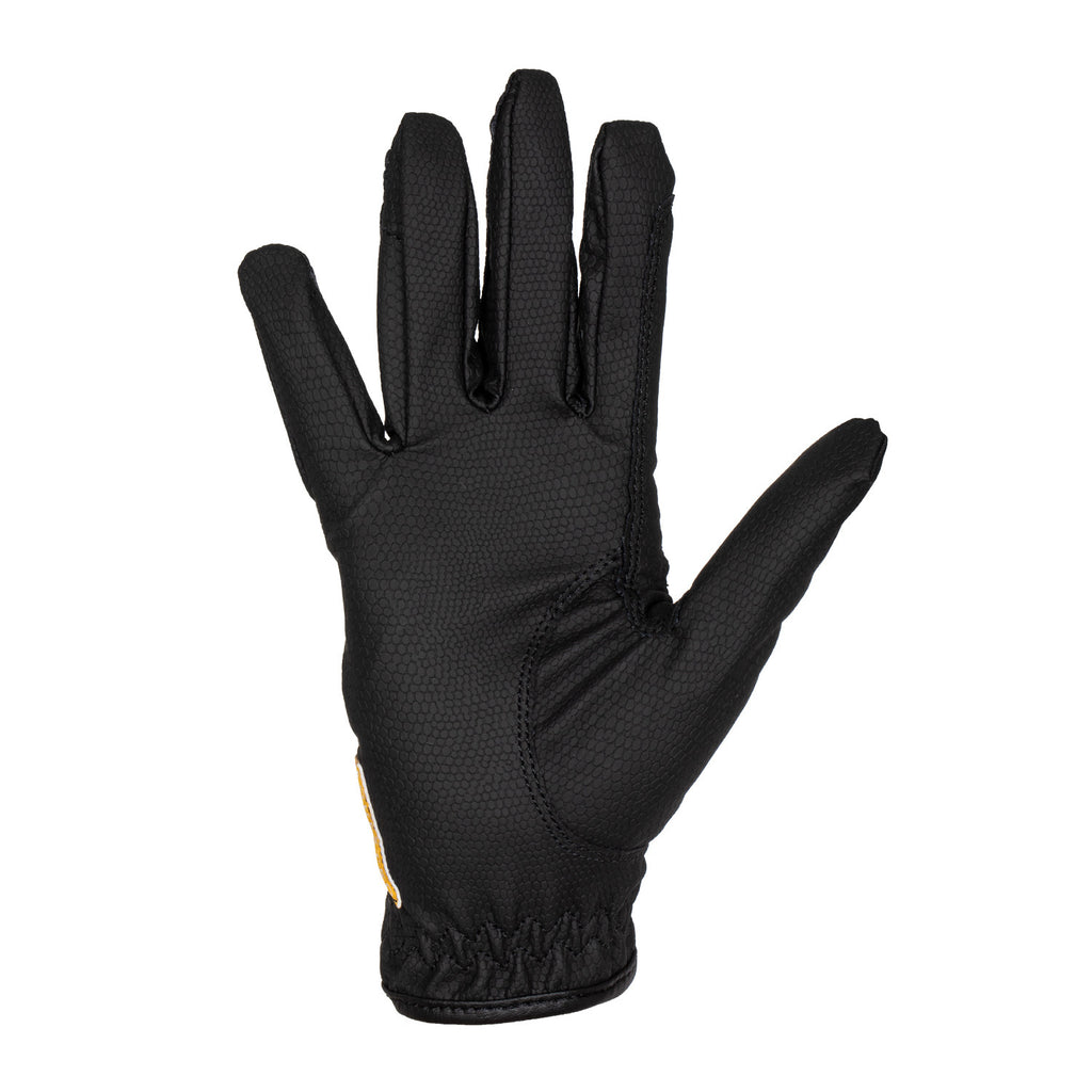 Unisex gloves in soft synthetic leather with hook-and-loop fastening