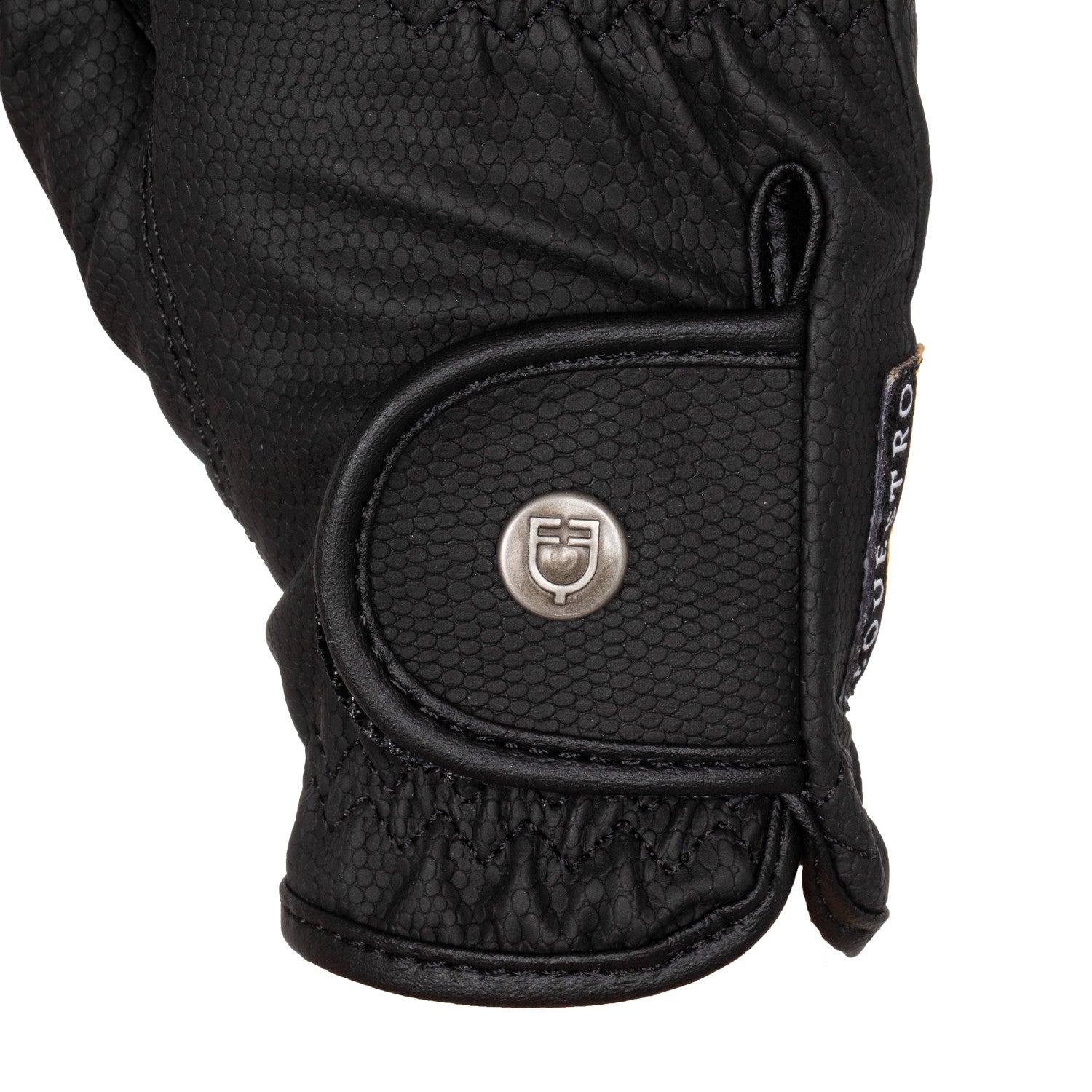 Unisex gloves in soft synthetic leather with hook-and-loop fastening