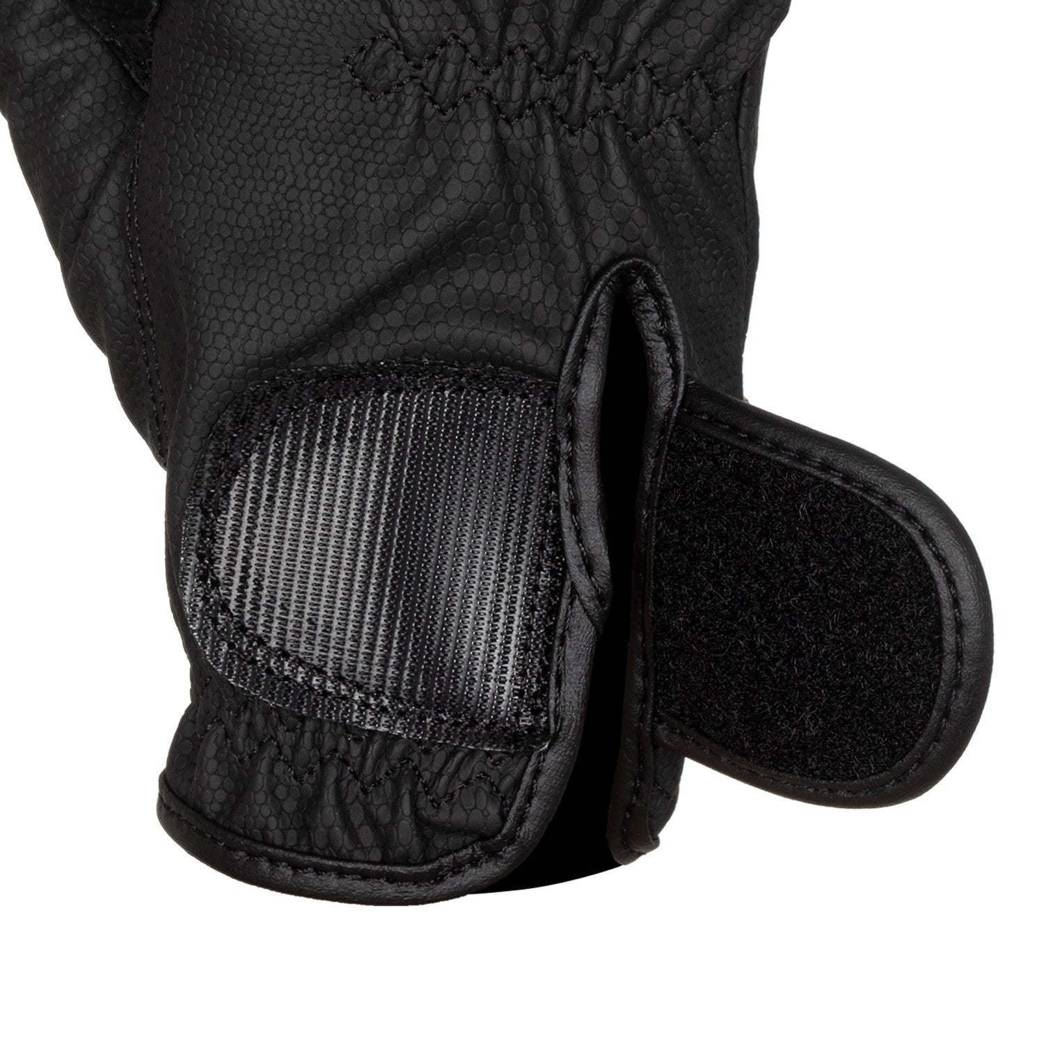 Unisex gloves in soft synthetic leather with hook-and-loop fastening