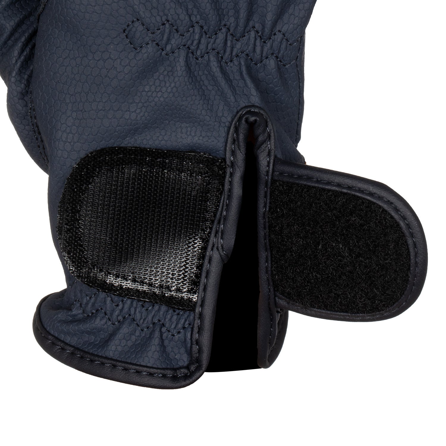 Unisex gloves in soft synthetic leather with hook-and-loop fastening