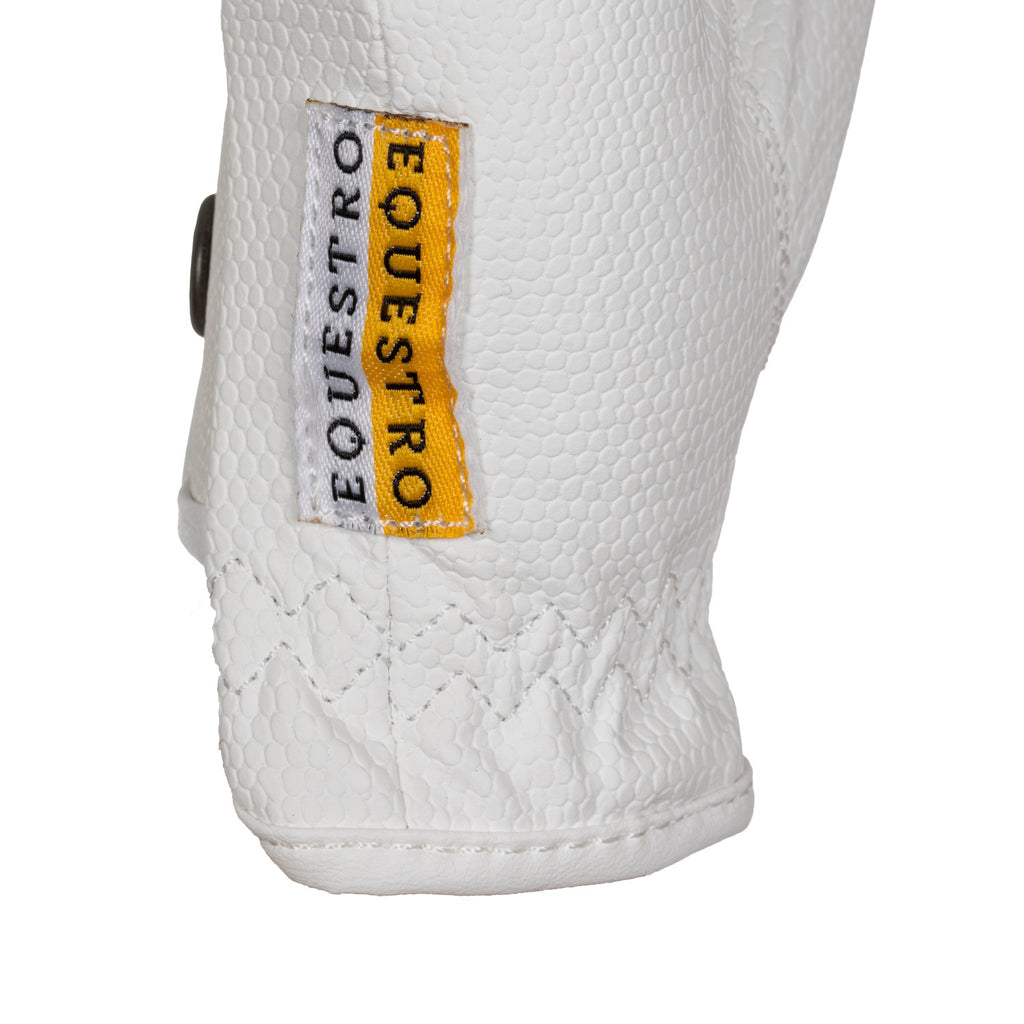 Unisex gloves in soft synthetic leather with hook-and-loop fastening