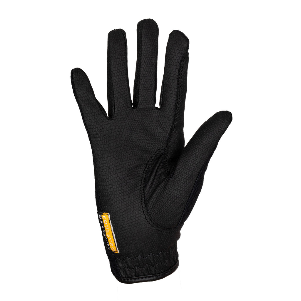Unisex gloves in technical fabric and mesh