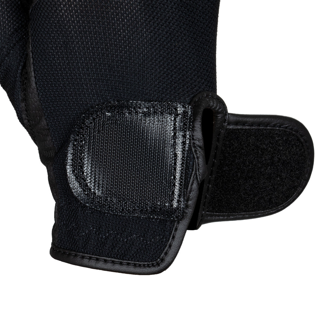 Unisex gloves in technical fabric and mesh