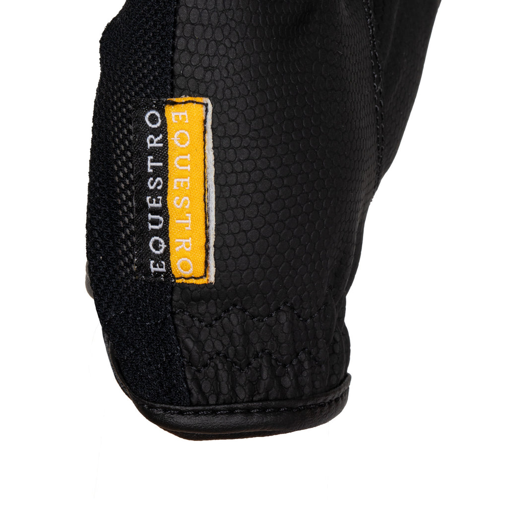 Unisex gloves in technical fabric and mesh