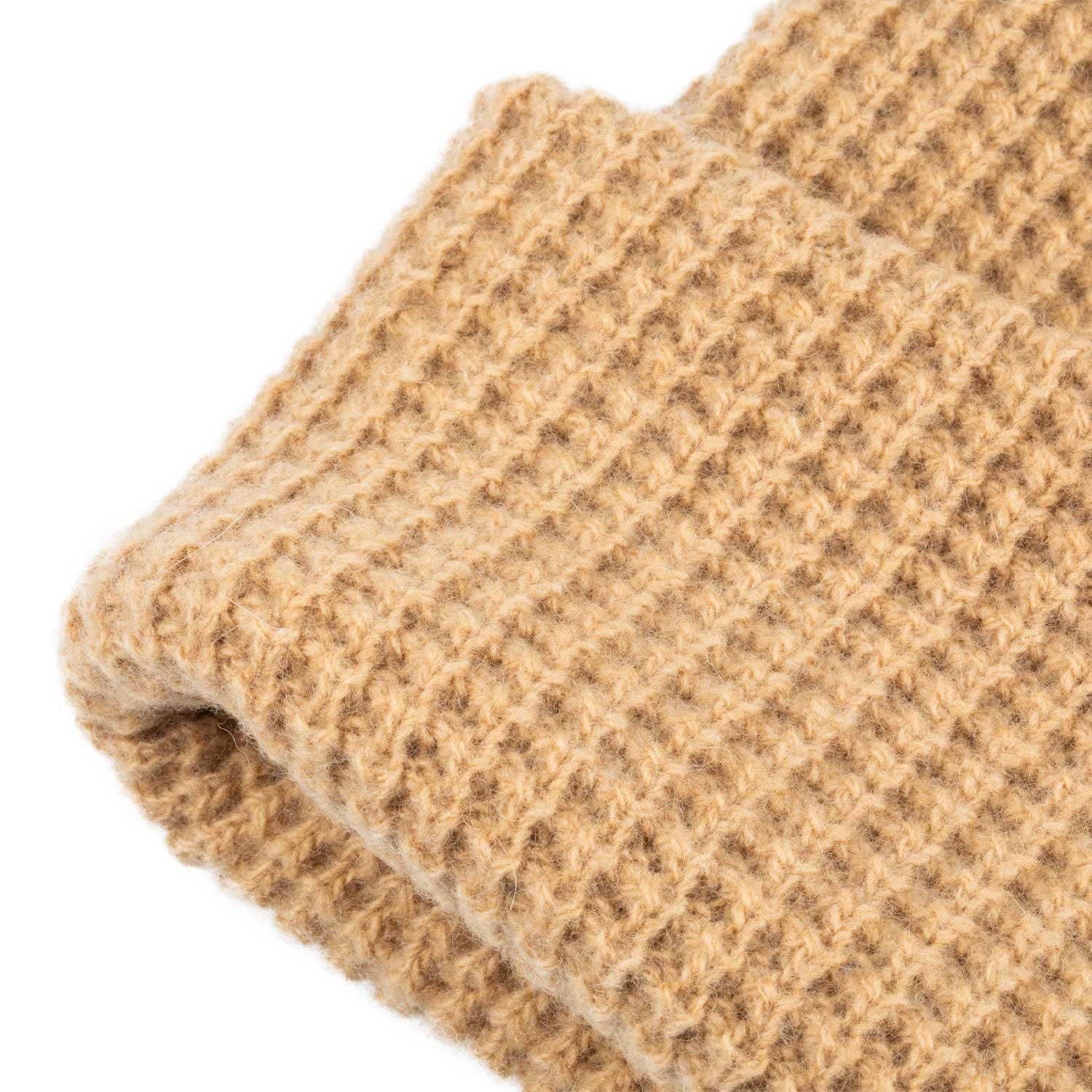 Unisex ribbed wool beanie with logo