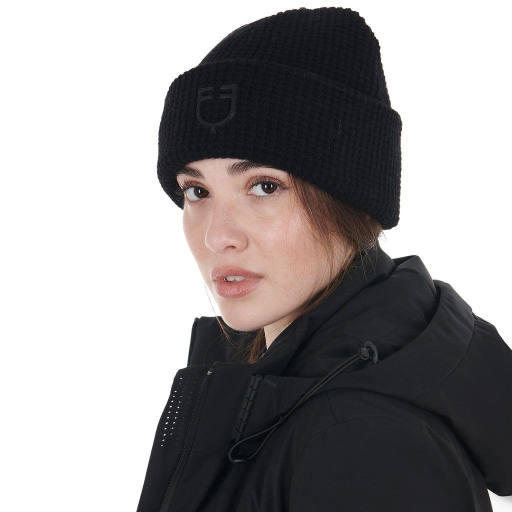 Unisex knitted texture wool beanie