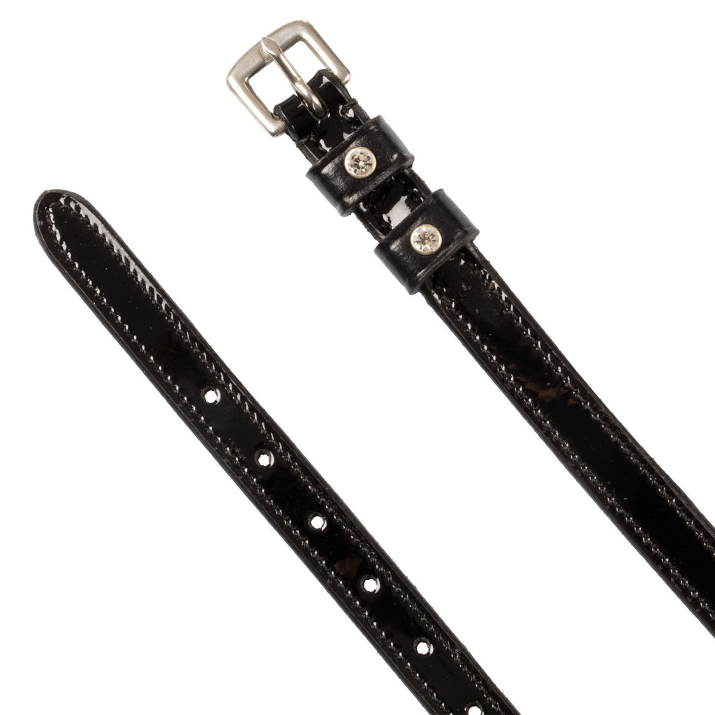 Spur straps with crystals