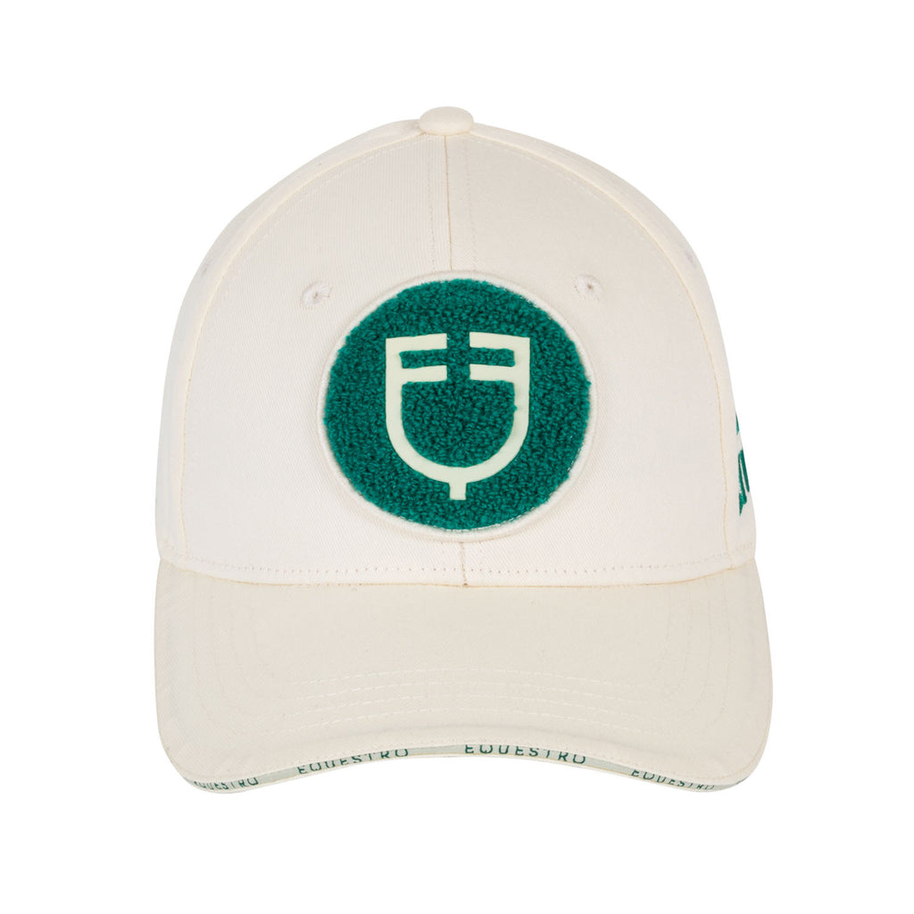 Baseball hat with sponge logo patch
