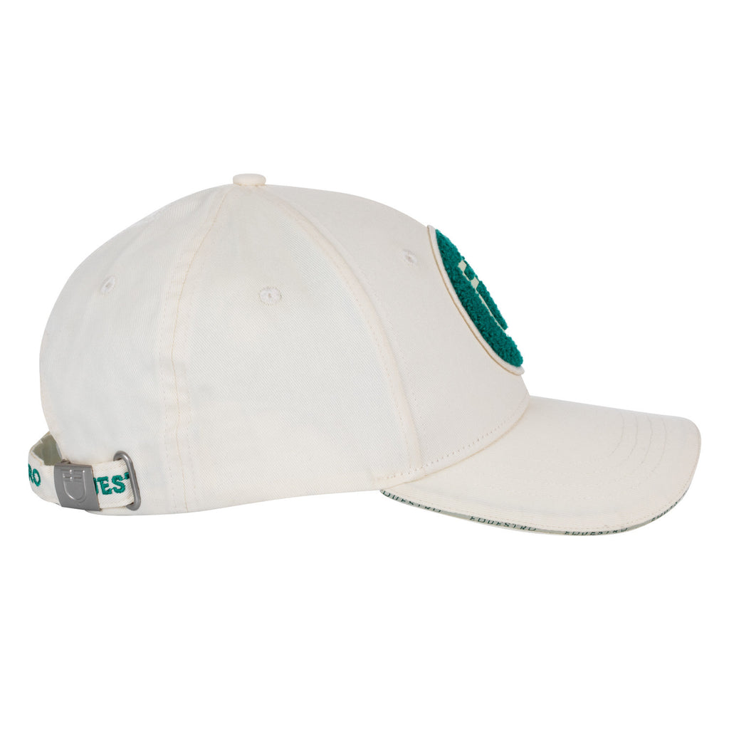 Baseball hat with sponge logo patch