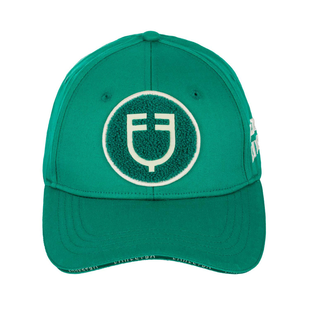 Baseball hat with sponge logo patch