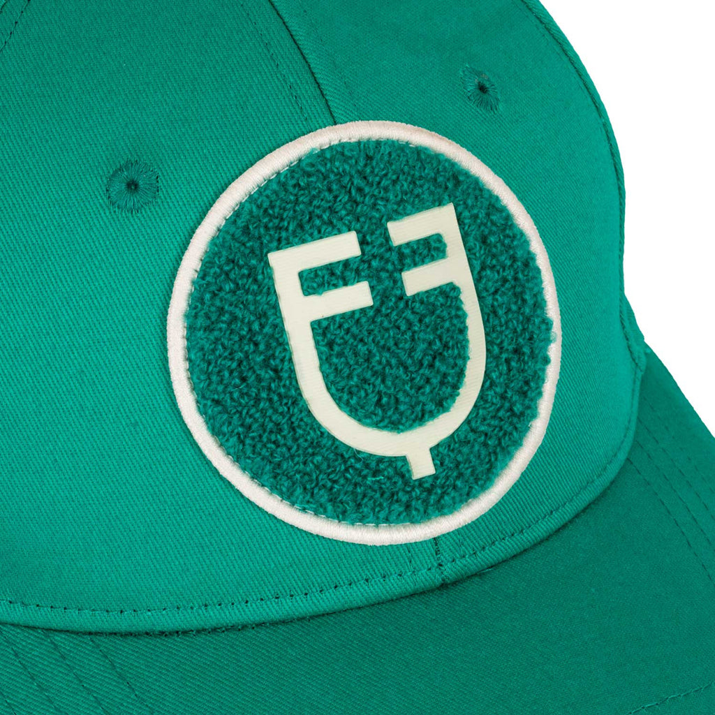 Baseball hat with sponge logo patch
