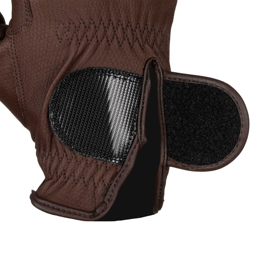 Unisex gloves in synthetic leather with tear-away closure