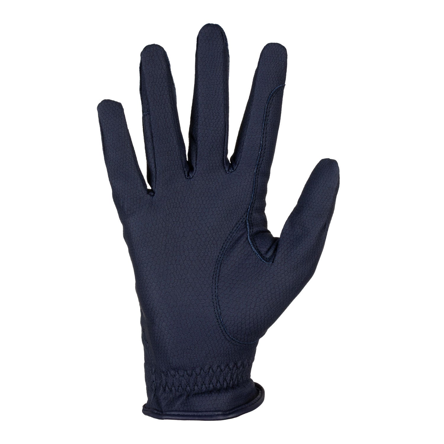 Unisex padded gloves in synthetic leather with hook-and-loop closure