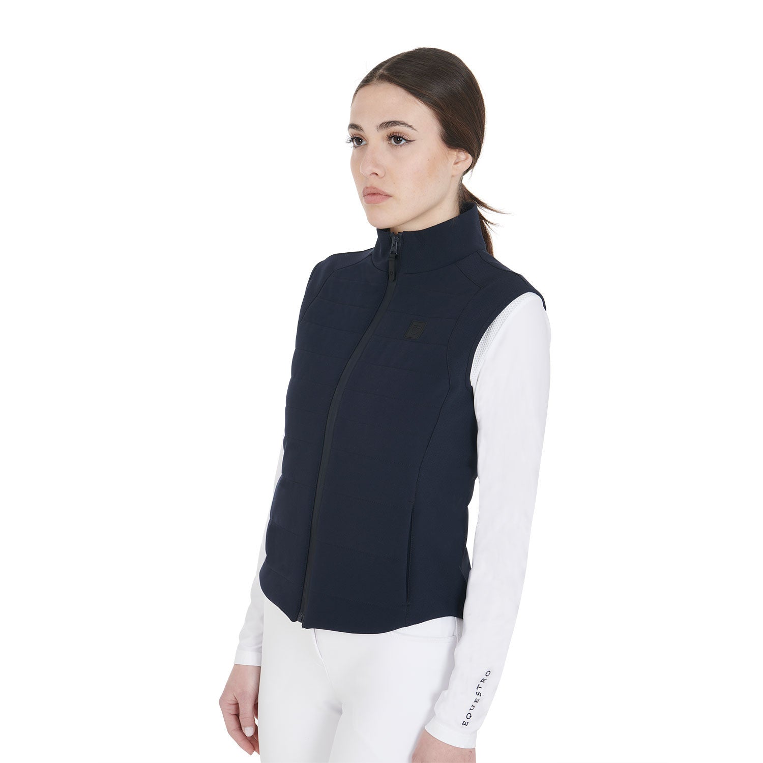 Women's vest in breathable technical fabric