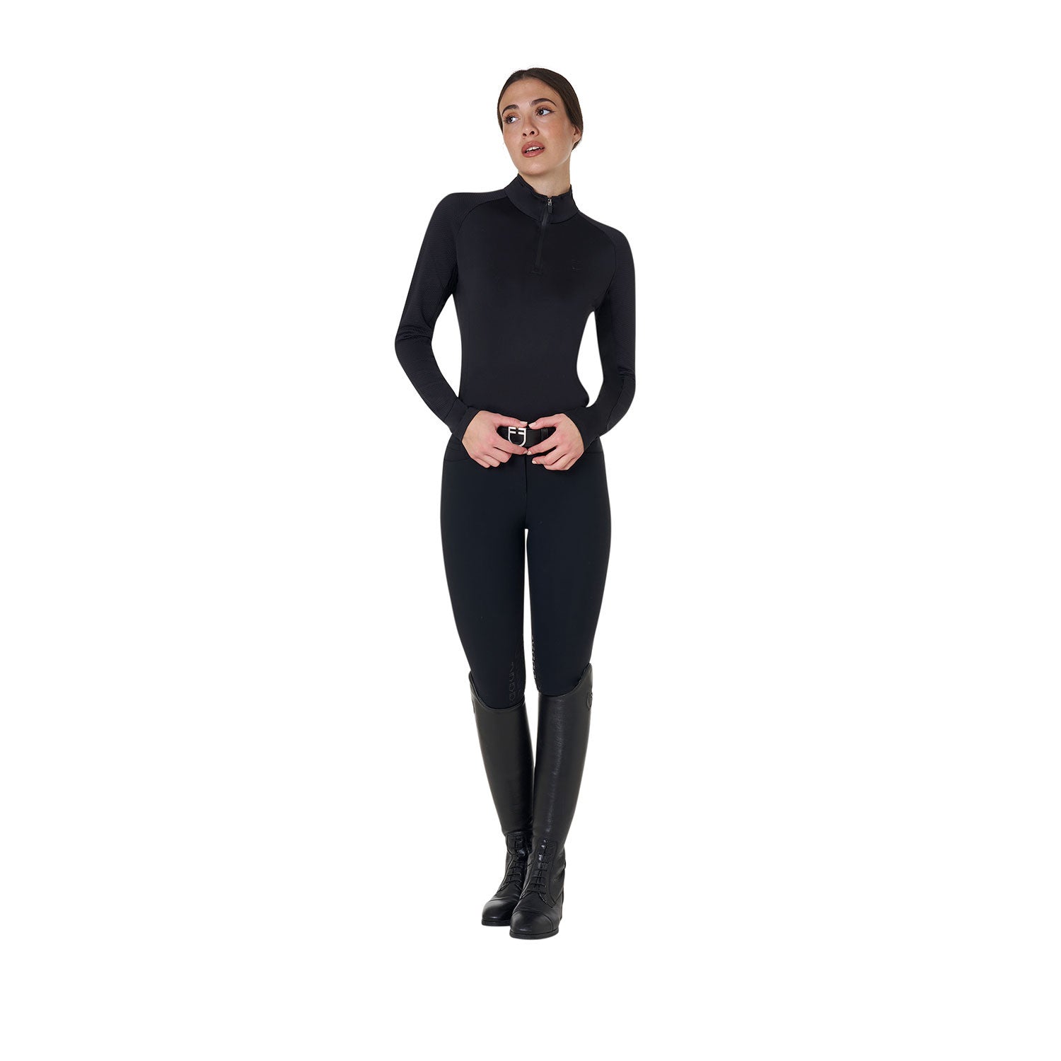 Women's slim fit long sleeve base layer