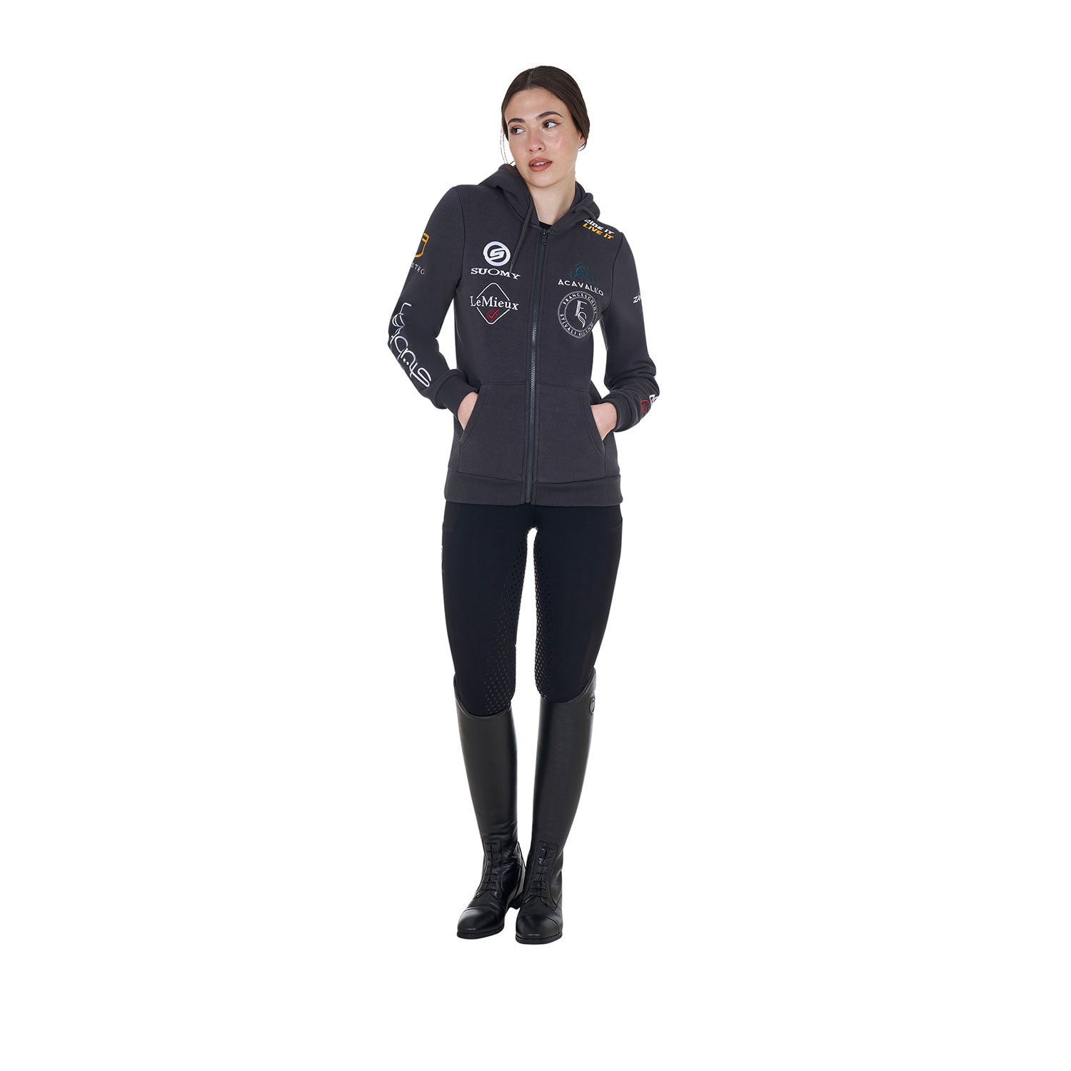 Women's multi-logo hoodie 2024 design