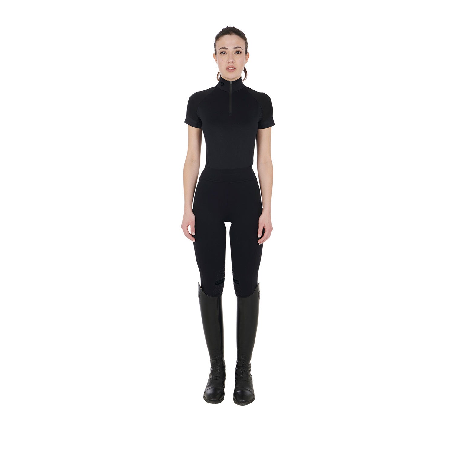 Women's slim fit short sleeve base layer