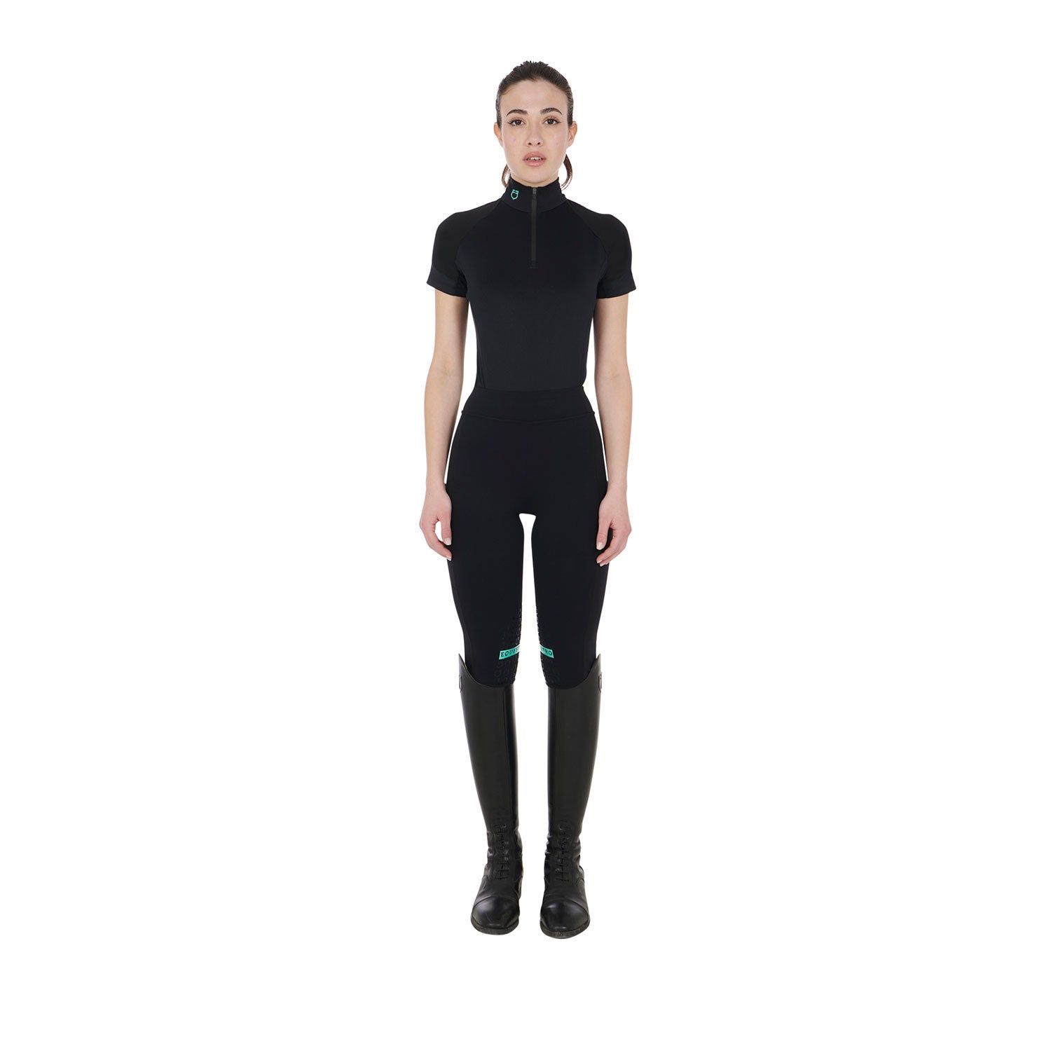 Women's slim fit short sleeve base layer