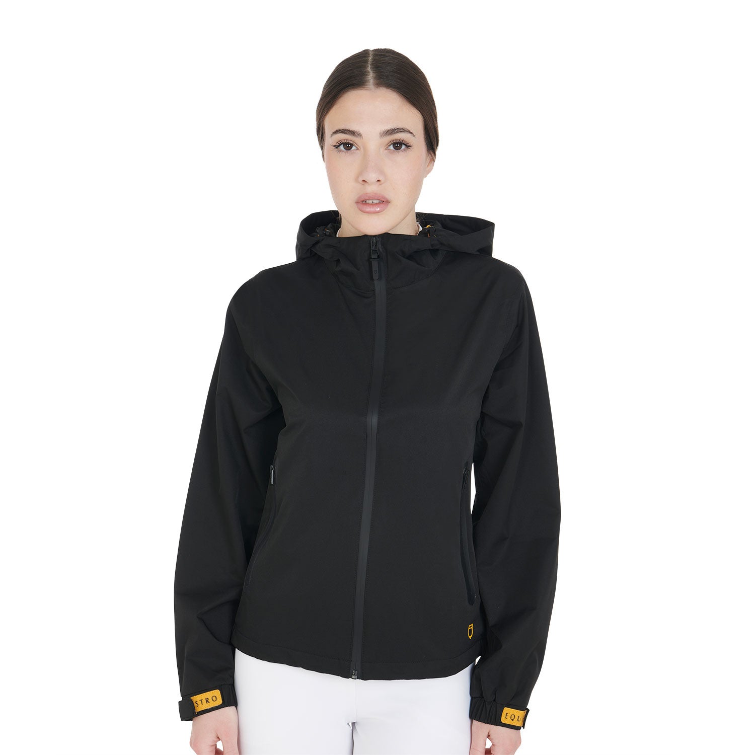 Equestro Women's three-layer technical raincoat