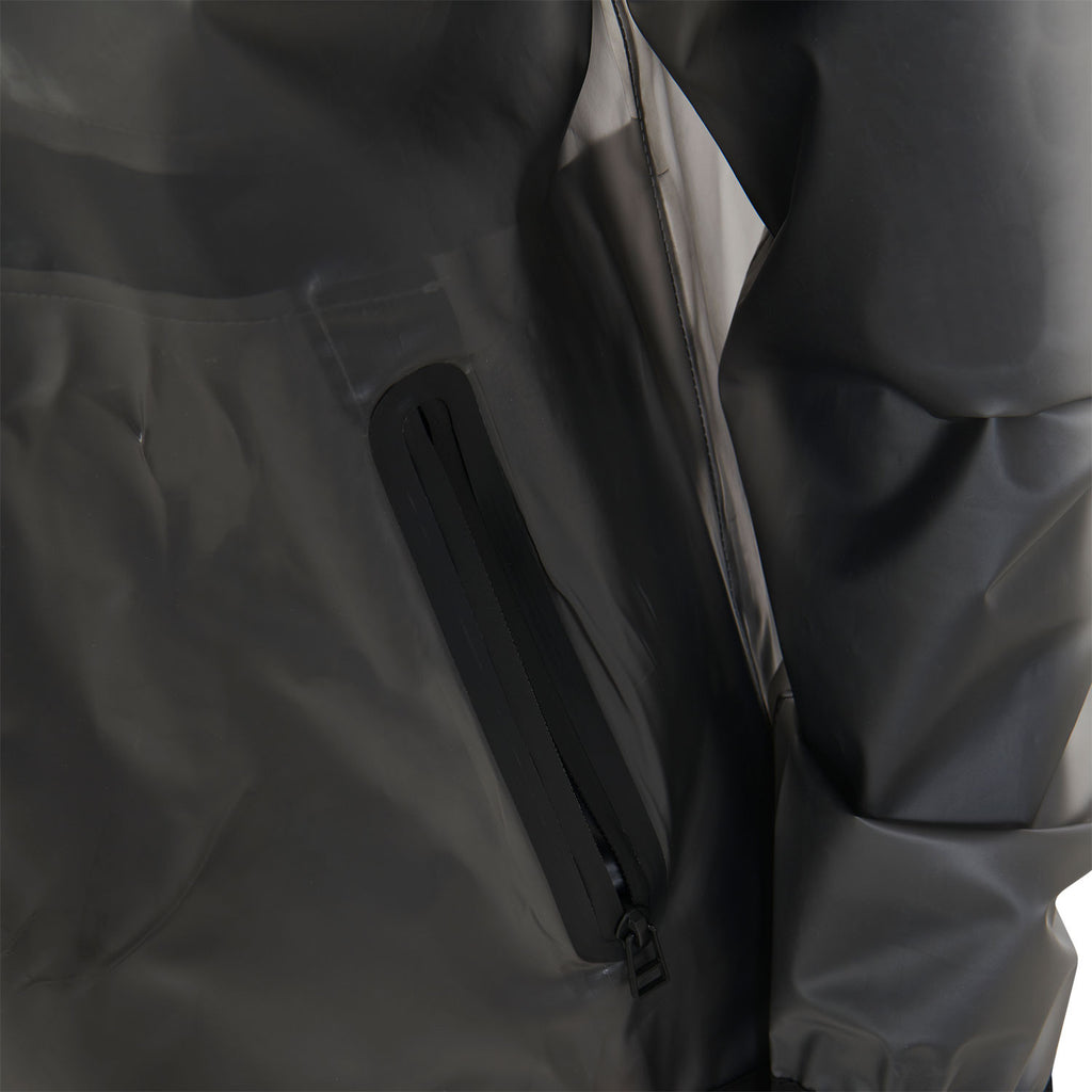 Women's transparent technical raincoat