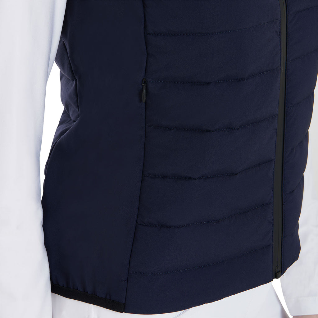 Women's vest in windproof technical fabric