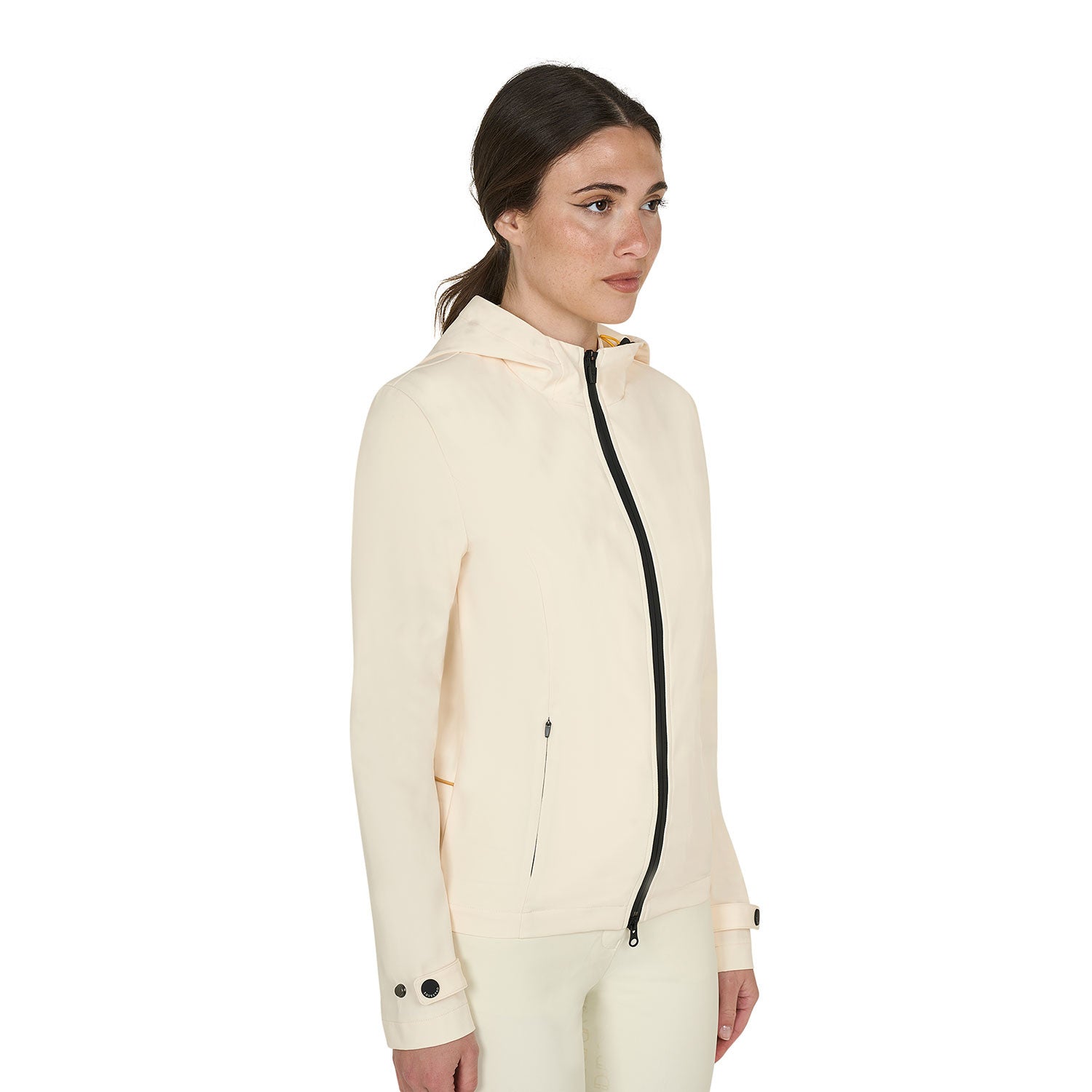 Equestro Women's slim fit softshell jacket with windproof zip