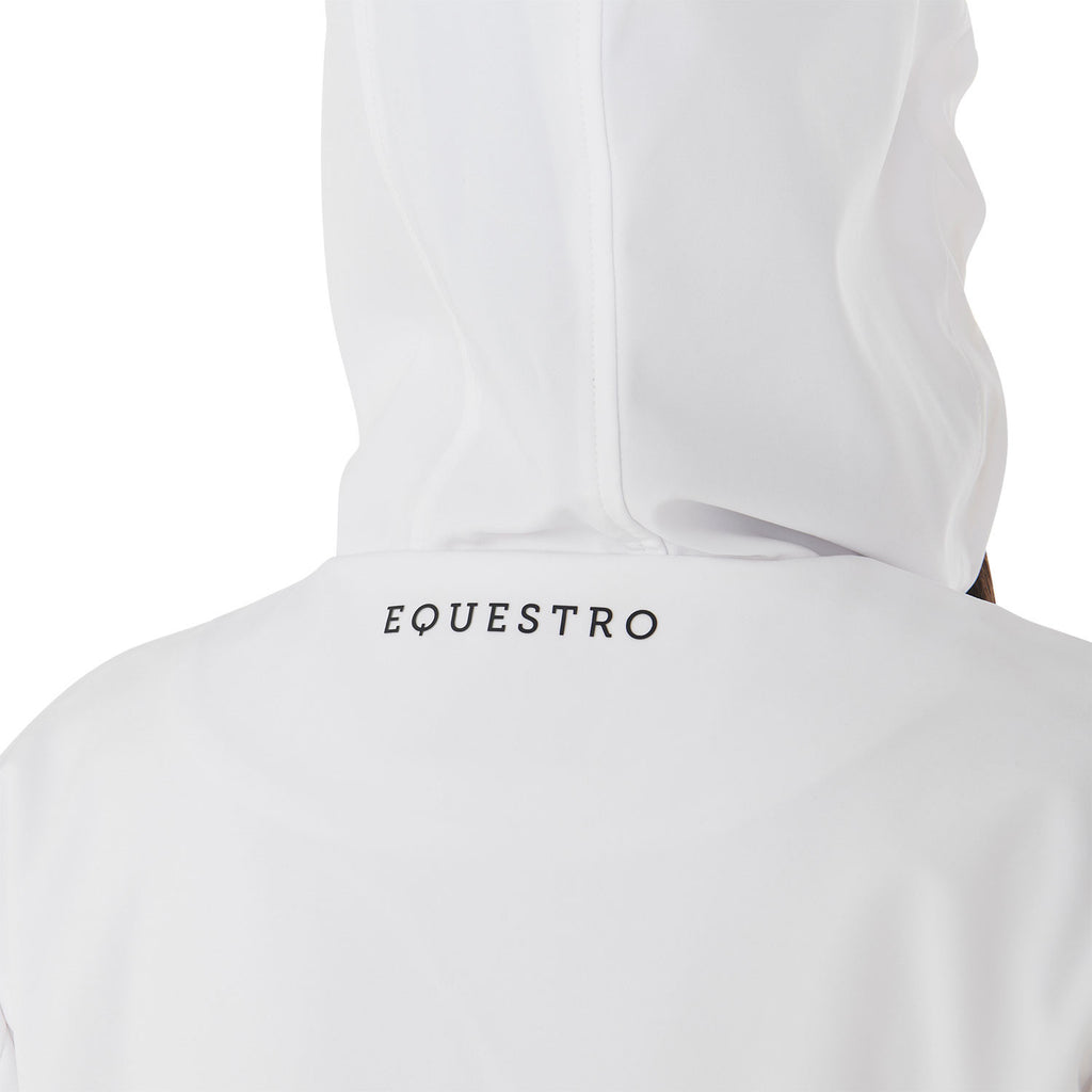 Women's slim fit softshell jacket with windproof zip