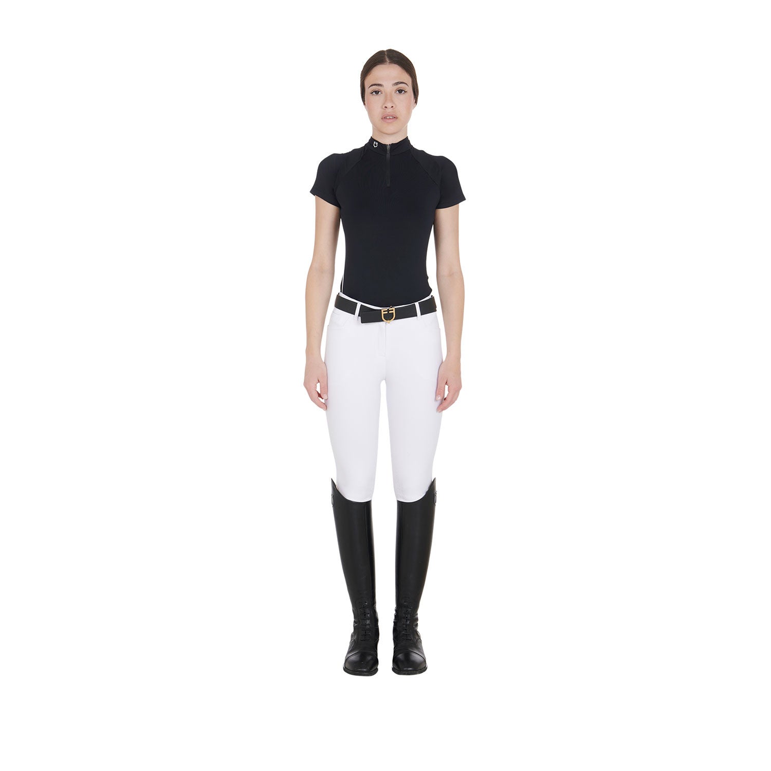 Women's slim fit technical training polo shirt