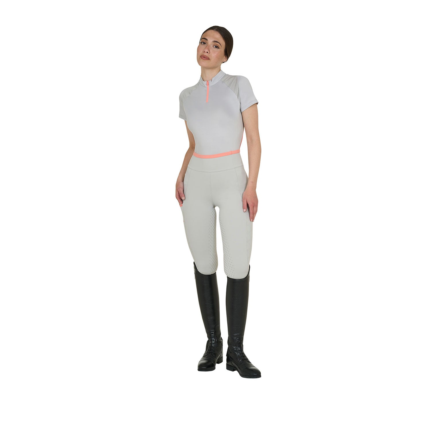 Women's slim fit technical training polo shirt