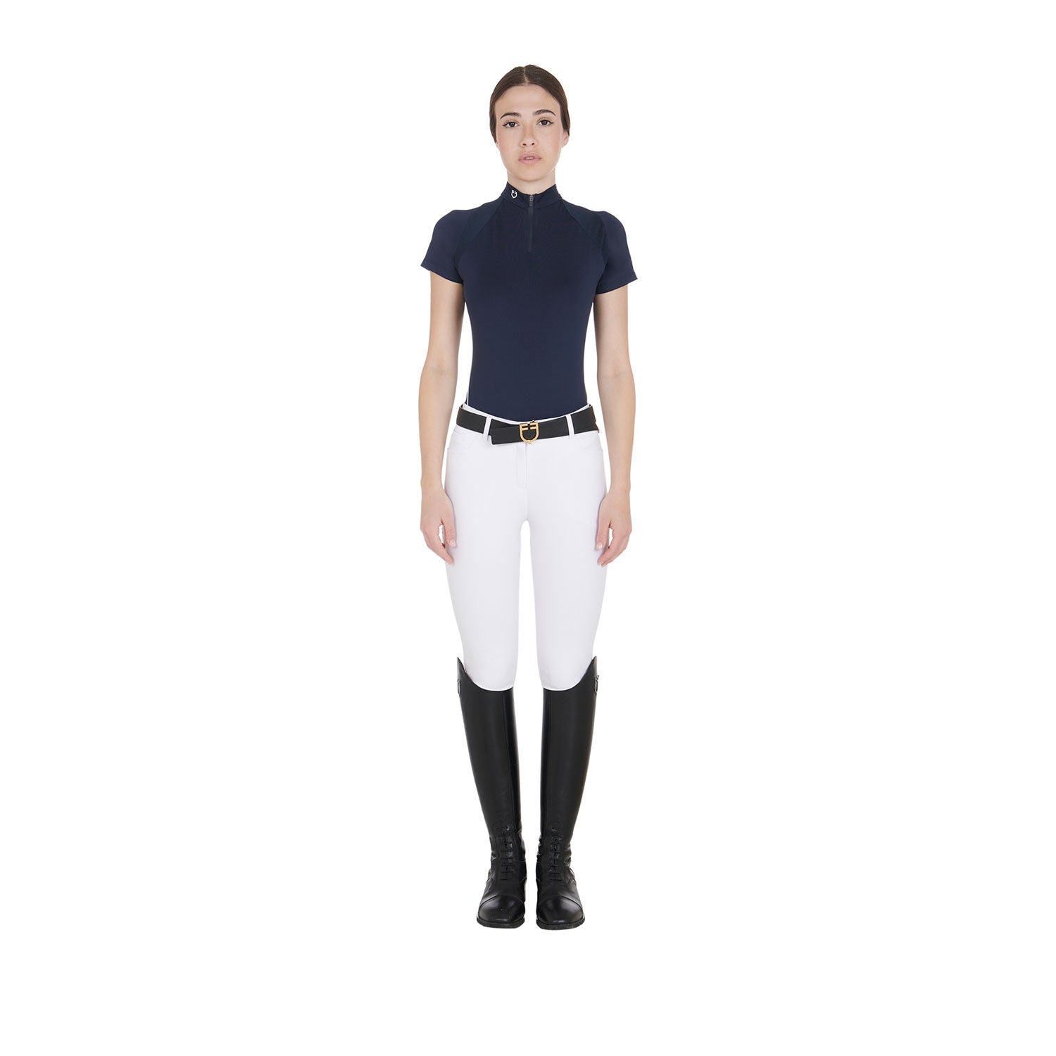 Women's slim fit technical training polo shirt