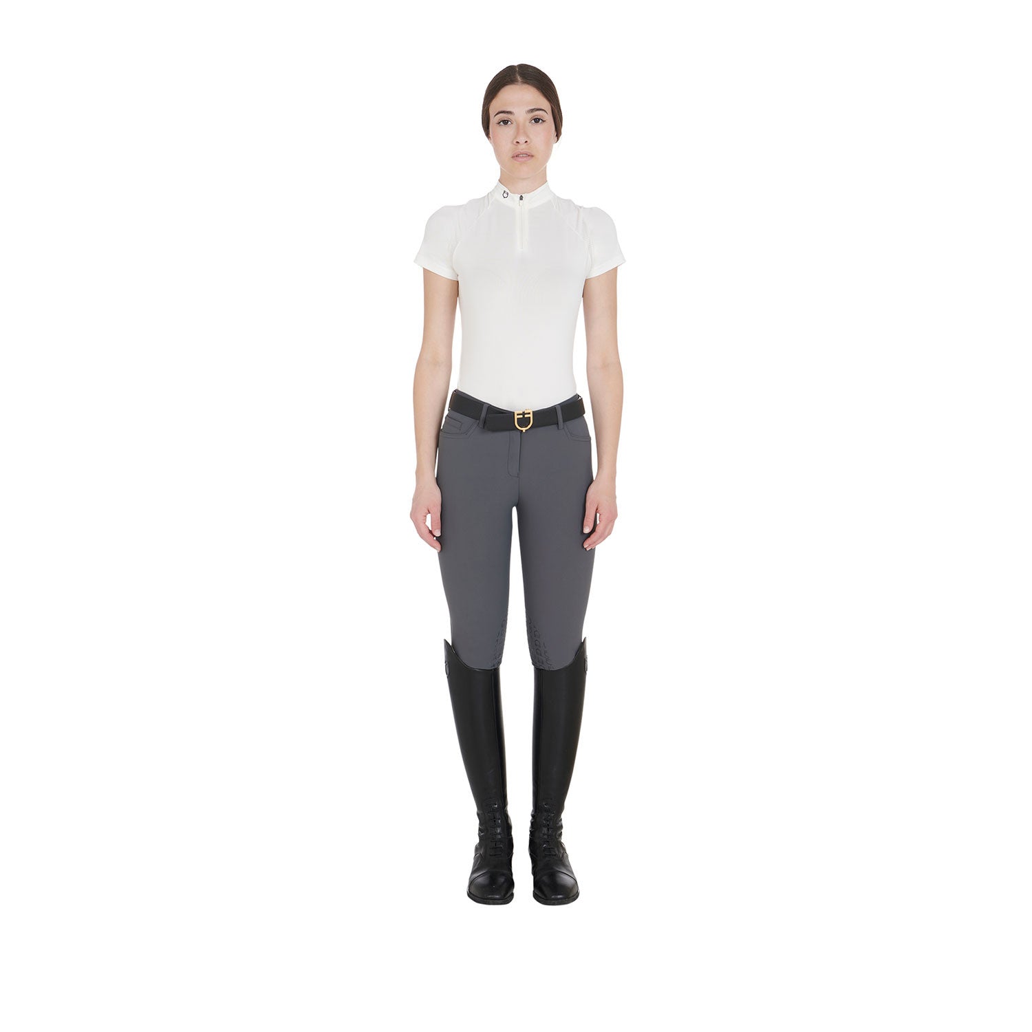 Women's slim fit technical training polo shirt