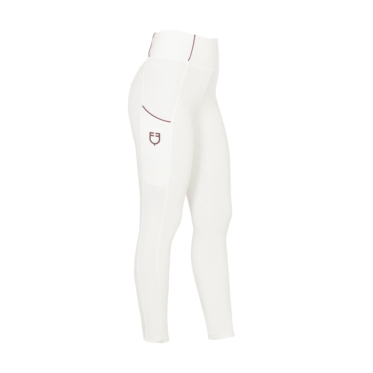 Equestro Women's slim fit full grip leggings