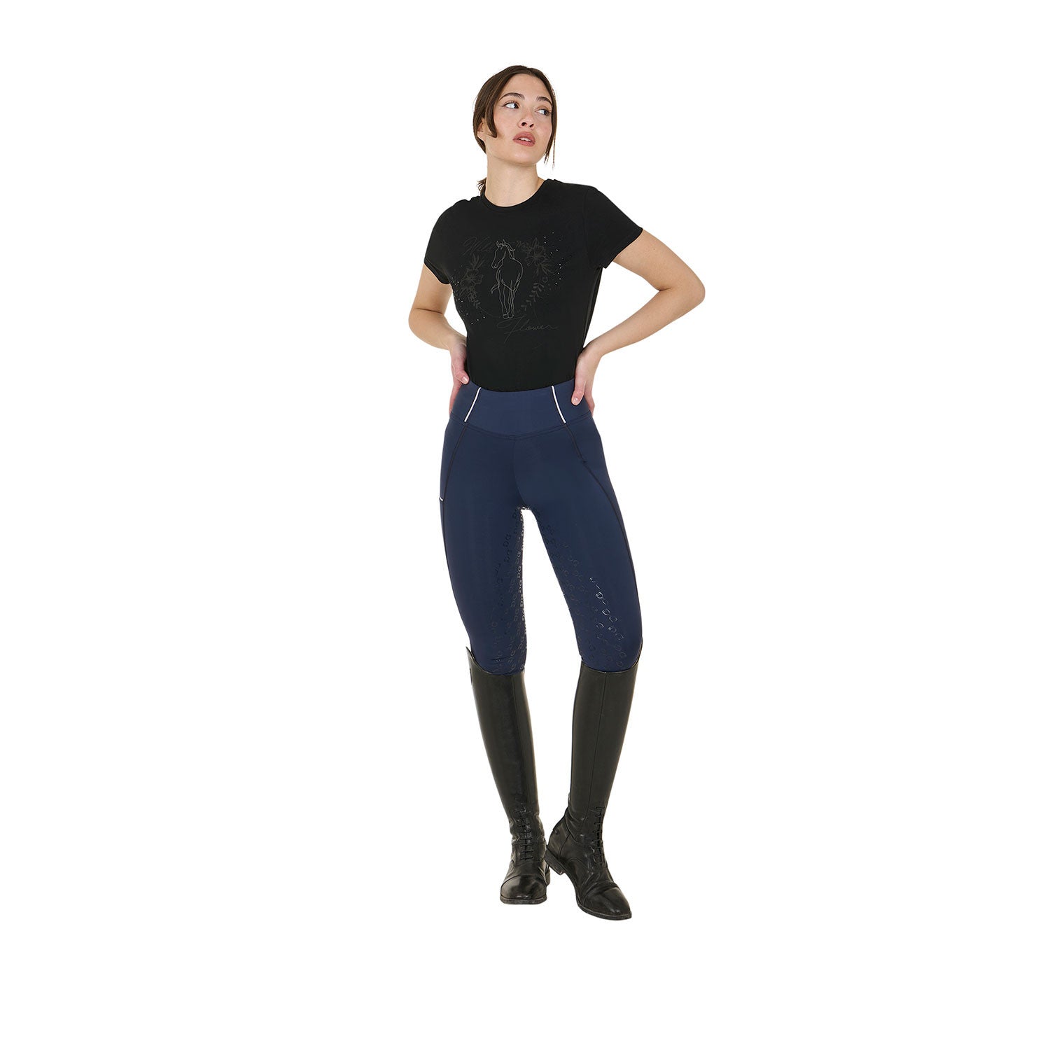 Women's slim fit full grip leggings